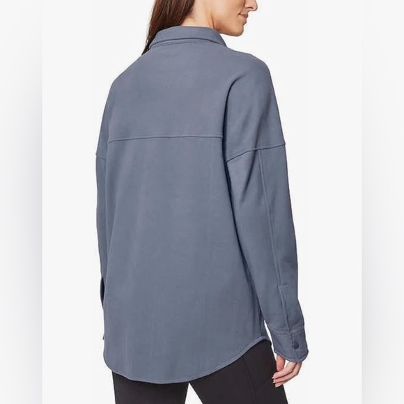 Mondetta Ladies' Cozy Warm Fleece Button Up Shirt. - Picture 2 of 5